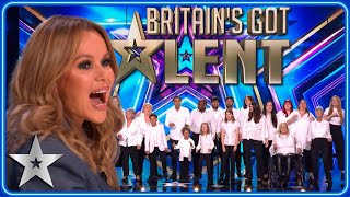 SURPRISE audition fills the auditorium with JOY  Auditions  BGT 2023 [upl. by Marzi]