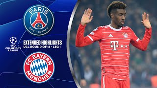 PSG vs Bayern Extended Highlights  UCL Round of 16  Leg 1  CBS Sports Golazo [upl. by Agnella]