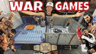 WWE WARGAMES quotBLOODLINEquot ACTION FIGURE MATCH [upl. by Nnyleuqcaj647]