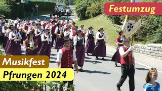 Musikfest Pfrungen 2024 Festumzug [upl. by Jorge76]