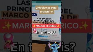 Redacta el MARCO TEÓRICO de tu tesis en simples pasos con este video ✨👩‍🎓🤯 TesisChallenge tesis [upl. by Aivul]