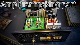 How to make Amplifier  52001943 transistor amplifier kese bnaye  part 1 video [upl. by Hilarius]