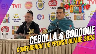 CEBOLLA Y BODOQUE ✨ Conferencia de Prensa Festival del Huaso de Olmué 2024 [upl. by Oznola]