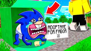 NADIE QUIERE ADOPTAR a SHIN SONIC TAPES BEBÉ 👶🍼 en MINECRAFT 😱 [upl. by Tomi]