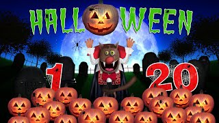 Foufou  SPECIAL HALLOWEEN Compter Jusquà 20 Learn to count for kidsS03 4K [upl. by Yramanna371]