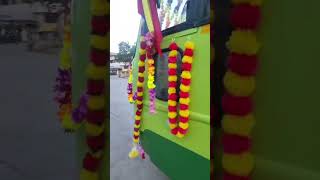 Kannada rajyotsva shubashaya Annigeri to Navalli root bus ksrtcuttarkarnatakarecipe [upl. by Edieh866]