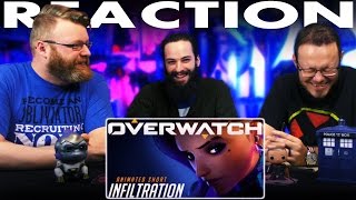 Overwatch Animated Short Infiltration REACTION [upl. by Aerona398]