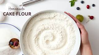 How to make cake flour at homeEasy homemade cake flour substitute [upl. by Kira]