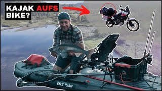 Ep1  Mit Tusker Kayak und Motorrad durch Schweden  Die Suche [upl. by Nylakcaj131]