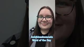 Anishinaabemowin Word of the Day  Binaakwe Anishinaabemowin anishinaabe [upl. by Ahsytal]