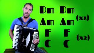 La Valse dAmélie  How to play Amelie on the accordion [upl. by Curzon]