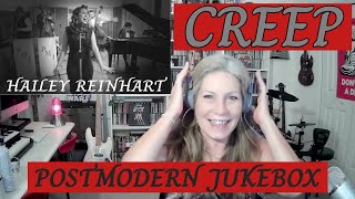 POSTMODERN JUKEBOX Reaction CREEP Haley Reinhart Reaction TSEL First Reaction PMJ CREEP TSEL reacts [upl. by Elka342]