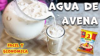 AGUA DE AVENA CREMOSITA RICA Y ECONOMICA 😋 [upl. by Ursulina]