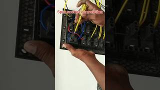 5pin socket connection  electrical youtubeshorts shortvideo viralvideo [upl. by Gibbon]