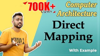 L36 Direct Mapping with Example in Hindi  Cache Mapping  Computer Organisation and Architecture [upl. by Eimrej]