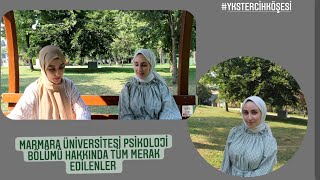 Marmara Üniversitesi Psikoloji Bölümü Hakkında Tüm Merak Edilenler  Melike Taşbaşı [upl. by Eidnam]