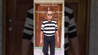 Bronson Shirt amp Wrangler Bootcut Black Denim Jeans shorts [upl. by Jonas]