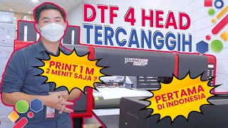 REVIEW MESIN TERBARU RHINOTEC DTF 4 PRINTHEAD [upl. by Stanislaw]