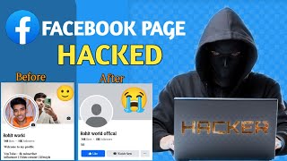 FACEBOOK PAGE HACKED 😱  Hacked facebook page 😭  keepsupporting [upl. by Yriek]