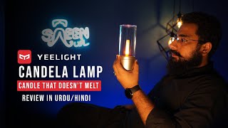 Yeelight Candela Lamp  Review  Candle Jo Pighalti Nahi [upl. by Arly]