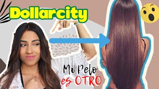 KERATINA CASERA para ALISAR EL CABELLO 🙍🏻‍♀️ DOLLAR CITY y ¿10000 PESOS Cómo aplicarla [upl. by Mullac]