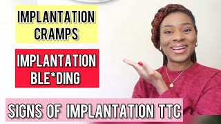 9 SIGNS YOUR EGG HAS IMPLANTED When TTC  Symptoms of IMPLANTATION  Earliest Pregnancy symptoms [upl. by Munniks]