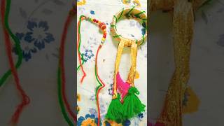 DIY Rakhi and bengal design shorts shortvideo youtubeshorts diy artandcraft [upl. by Enyr]