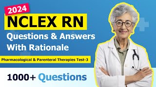 nclex rn questions and answers with rationale 2024  nclex review [upl. by Sholley200]