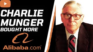 Charlie Munger Doubled Down on Alibaba BABA Stock [upl. by Retluoc]