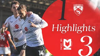 Morecambe v MK Dons Highlights [upl. by Gavrilla]