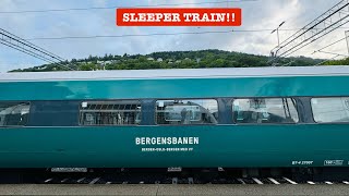 Oslo 🇳🇴 to Bergen 🇳🇴 Sleeper Train Journey  Bergensbanen 🚆 [upl. by Odranoel431]