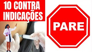 10 Contra Indicação para Aplicação Intramuscular  via Intramuscular IM [upl. by Bridie]