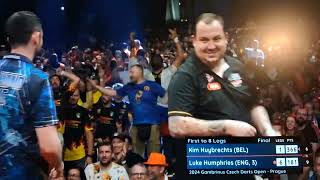 Kim Huybrechtss Funnies amp Laughs with Fans  Czech Darts Open European Tour 13 [upl. by Ciel]