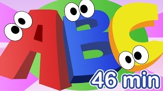 ABC SONG  More Nursery Rhymes The Alphabet Song Compilation [upl. by Barbette]