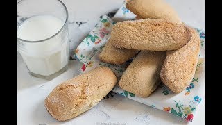 Biscotti da inzuppo  RICETTA FACILE SENZA BURRO [upl. by Perretta]