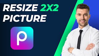 How To Resize 2x2 Picture In Picsart  Tutorial [upl. by Yelnikcm]