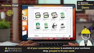 Workwear Supermarkets Bespoke B2B Ordering Portal [upl. by Odlaumor]