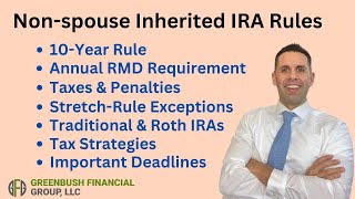 Nonspouse Beneficiary Inherited IRA Rules 10Year Rule RMD requirement Exceptions Tax Strategy [upl. by Arikal]