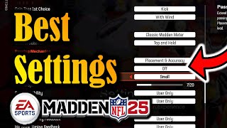 Absolute Best Settings To Use in Madden 25  Hidden Easter Egg 🥚 [upl. by Aloysius745]