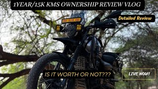 YEZDI ADVENTURE ONE YEAR OWNERSHIP15K KMS REVIEW DETAILED EXPLANATIONyezdi yezdinikhil hindi [upl. by Lizabeth638]