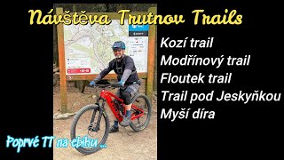 Návštěva Trutnov Trails  poprvé místní traily na ebiku Trek Rail 98 GX AXS Gen 4 Lava [upl. by Brightman436]