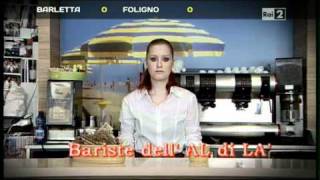 Parodia Roberta Bruzzone 1x07 bariste dellal di là Virginia Raffaele [upl. by Suolkcin]