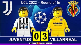 Juventus vs Villarreal 03 • Champions League 2022 • All Goals amp Extеndеd Highlights Lego Football [upl. by Nam]