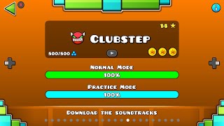 Geometry Dash  Level 14 Clubstep ALL COINS [upl. by Roybn488]