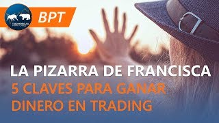 5 Claves para ganar dinero en trading  La pizarra de Francisca [upl. by Harberd628]