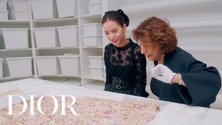 JISOOs exclusive tour of the Dior archives [upl. by Soisinoid]