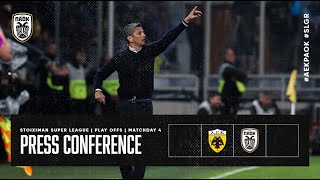 Press Conference AEK Vs PAOK FC – PAOK TV [upl. by Charmian]