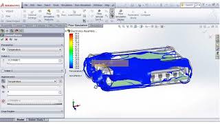 🥇 solidworks flow electronic cooling module 🥇🏆 [upl. by Yrdnal950]