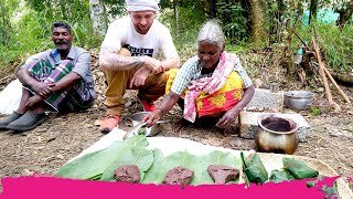 Unseen TRIBAL FOOD in India Cooking amp Eating with Isolated MOUNTAIN TRIBE  Pandikuzhi India [upl. by Odanref]