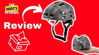 Overade Plixi Fit Foldable Bicycle Helmet  Review [upl. by Miksen]